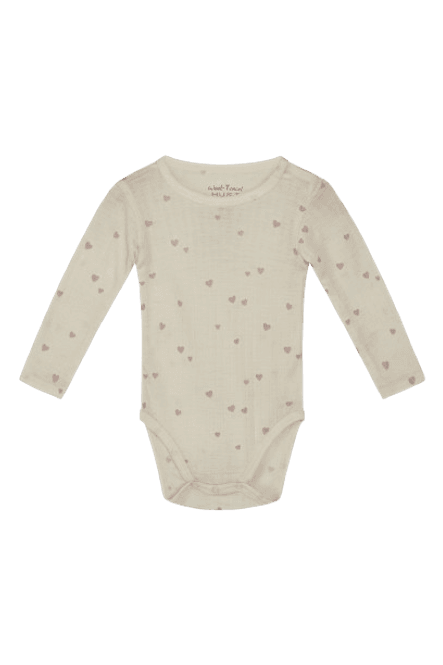 Hovedbilde Hust & Claire Bocel ull/lyocell body hjerter - ...