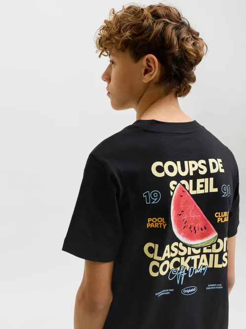 Hovedbilde Jack & Jones Riviera Vintage t-skjorte backprint ...