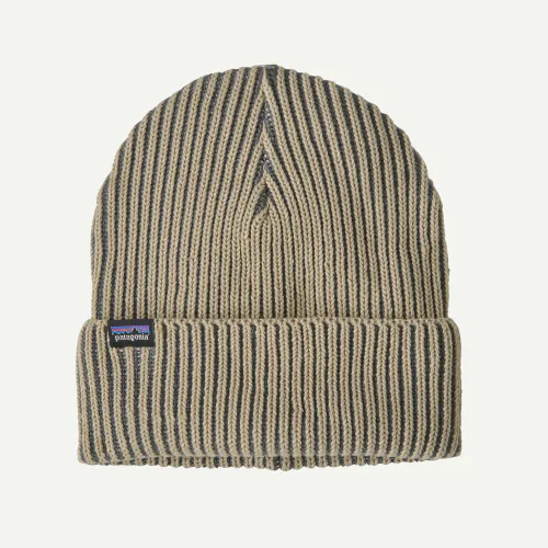 Patagonia Fisherman's Rolled Beanie, Contrast: Weathered Stone