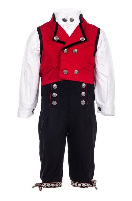 Hovedbilde Salto Festdrakt til gutt - Rød