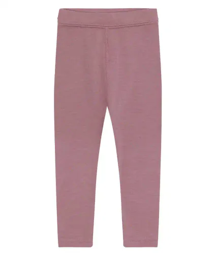 Hust & Claire Laki ull/bambus leggings - pale mauve