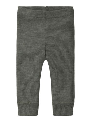 Name It Wax ull rib leggings til baby - mulled basil
