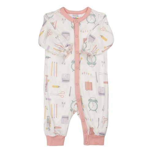 Joha Girls bambus heldress pysjamas til baby - pink