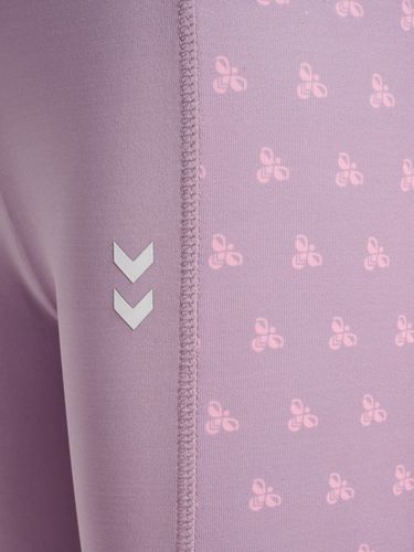 Hummel Mid waist treningstights - lavender mist