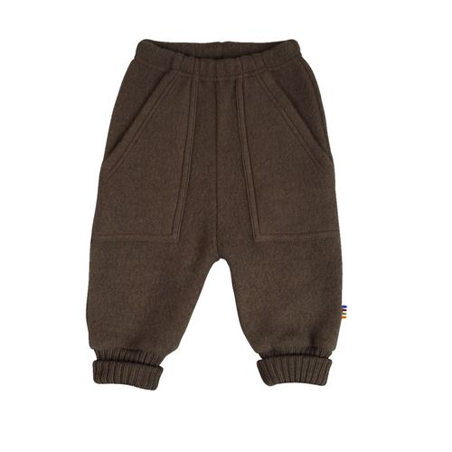 Joha Softull baggy pants - mørk brun