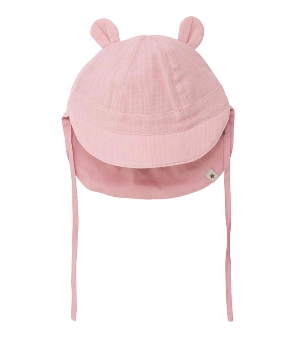 Hovedbilde Huttelihut Muslin solhatt med ører til baby - ...