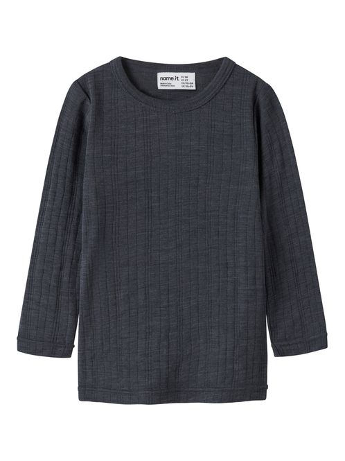 Hovedbilde Name It Wang ull trøye til barn - ombre blue