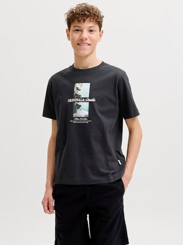 Jack & Jones Norrebro photo t-skjorte til junior - black
