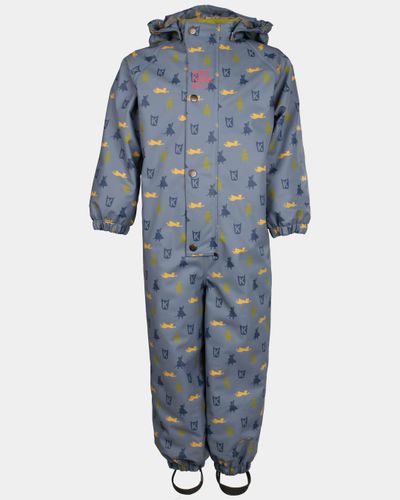 Kattnakken Helårsregndress Hagl - mjuk blå 