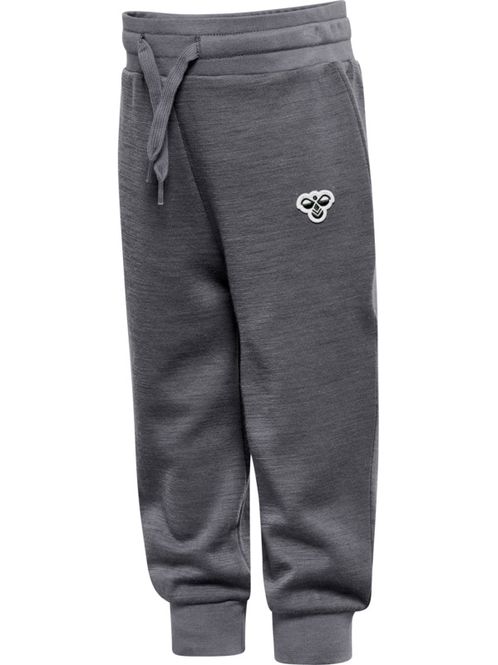 Hovedbilde Hummel Bee Mini ull/bomull bukse - dark grey ...
