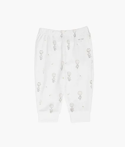 LIVLY Flying Elephants bukse til baby - white