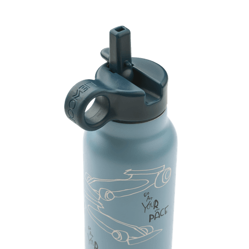 Liewood Falk flaske 350 ml - race cars / beach blue