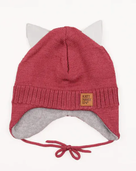 Hovedbilde Kattnakken Babylue merinoull - lyng 