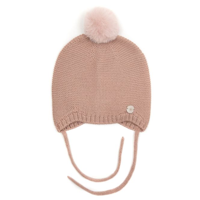 Hovedbilde HUTTELiHUT Soft ull lue - dusty rose