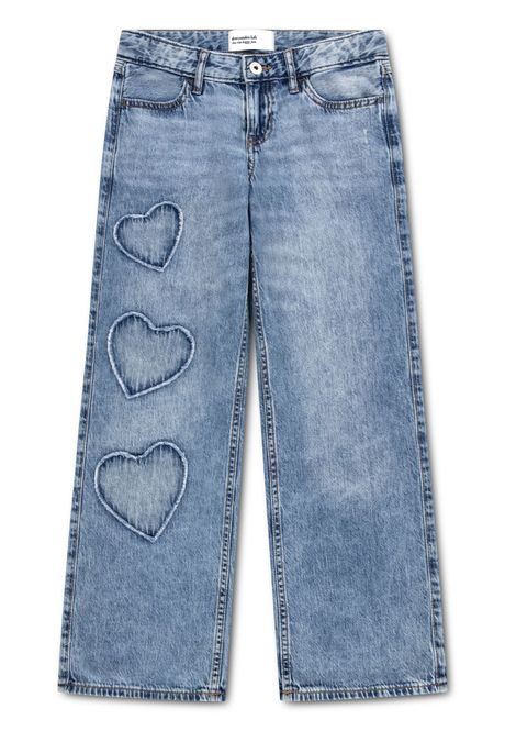 Hovedbilde Abercrombie & Fitch jeans med hjerter 