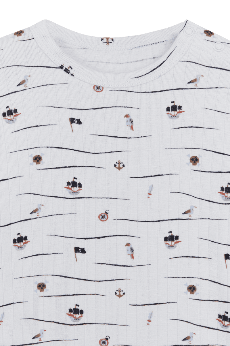 Hust & Claire Buller bambus rib body - water