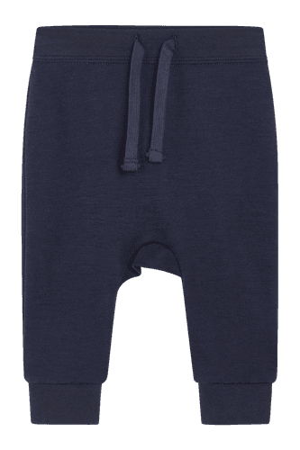 Hust & Claire Gaby ull/bambus joggebukse - more navy