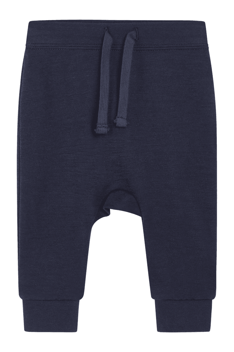 Hust & Claire Gaby ull/bambus joggebukse - more navy