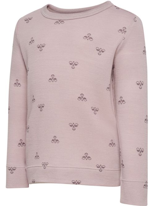 Hovedbilde Hummel Mini ull/bambus trøye - cloud gray