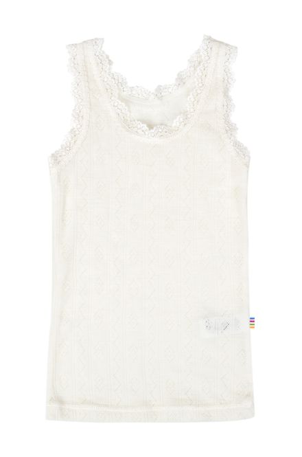 Hovedbilde Joha ull/silke blonde singlett - krem hvit