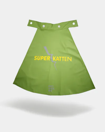 Kattnakken Superkappe - supergrønn