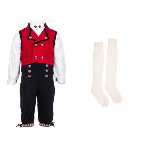 Pakkedeal - Salto Festdrakt til gutt - rød