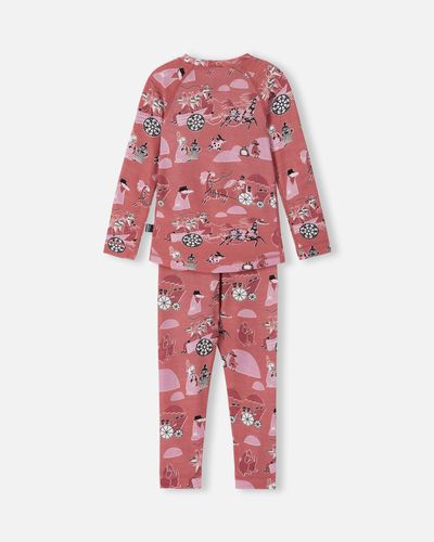 Reima Moomin Trivsam ull/bambus sett - rose blush