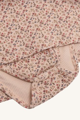 Hust & Claire Kristi Little Roses kjole til baby - rugby tan