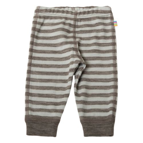 Joha Stripe ull leggings mini - mynte stripe