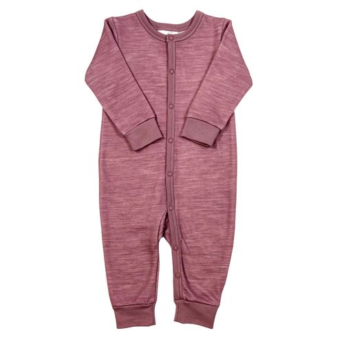 Blinke Rose ull/bambus heldress ensfarget - floral pink