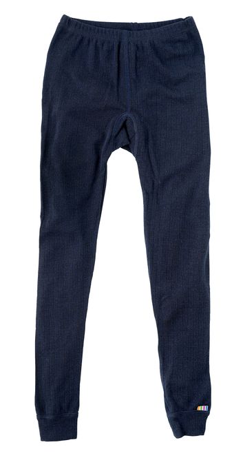 Hovedbilde Joha Rib Merinoull leggings til barn - mørk blå