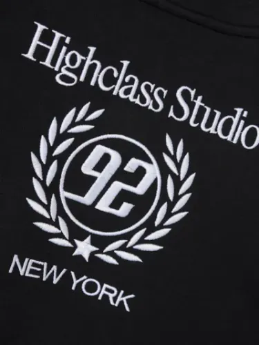 Name It Nakob halfzip genser - black