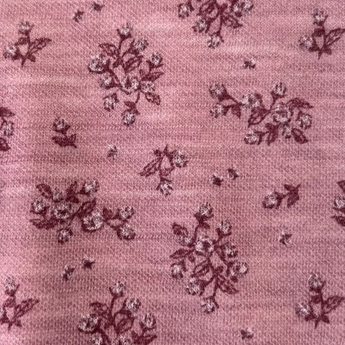 Blinke Rose ull/bambus body - floral pink