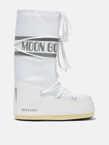 Moon Boot Icon Nylon til barn - white