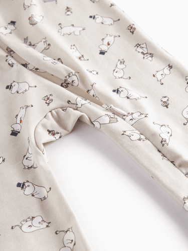 Marmar Rompy heldress med zip til baby - moomin 