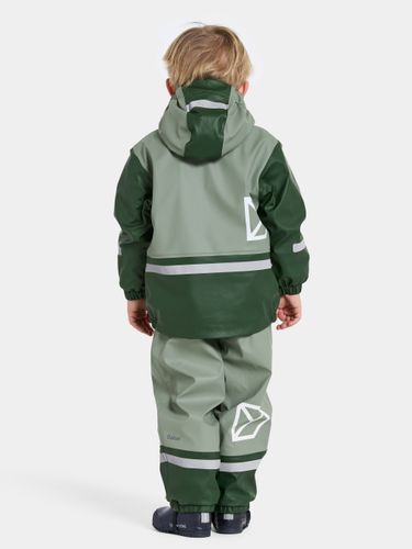 Didriksons Boardman Regnsett til barn - light moss