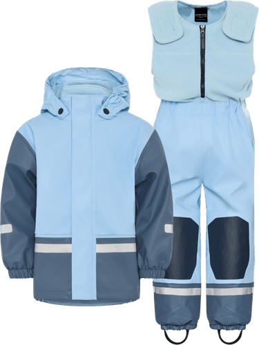 Didriksons Boardman Regnsett til barn - grey/blue