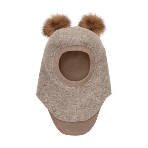 HUTTELiHUT Bigbear ull balaclava m/alpakka dusker - camel melange