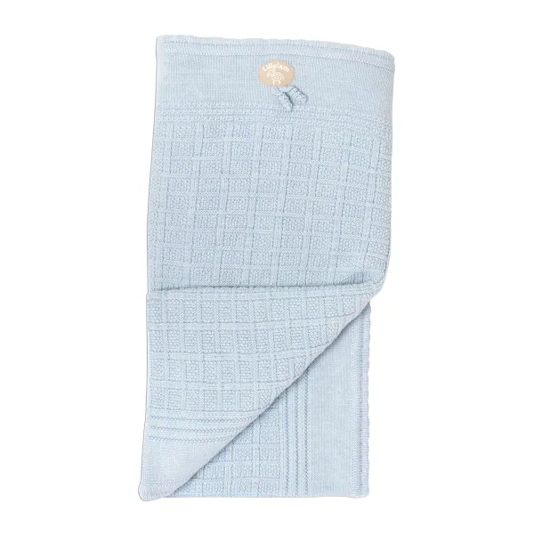 Hovedbilde Lillelam pledd classic - Himmelblå