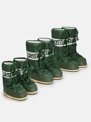 Moon Boot Icon Nylon til barn - forest green