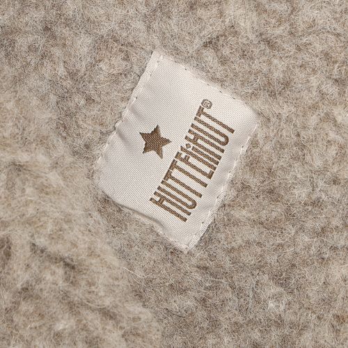 Huttelihut Teddy ull balaclava - camel Melange