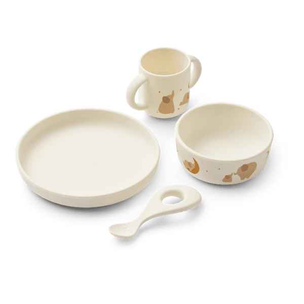 Hovedbilde Liewood Vivi spisesett - Elephant / Creme de la ...