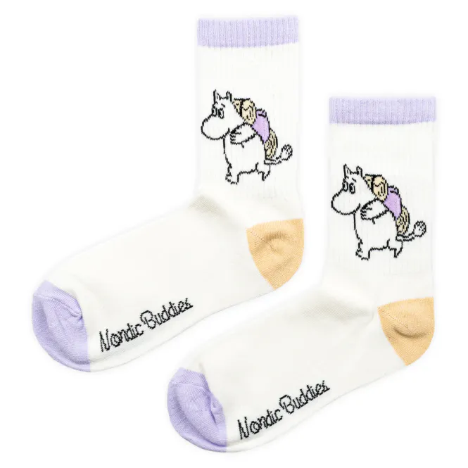 Hovedbilde Moomin Sokker til voksen, Retro, Camping Moomin ...