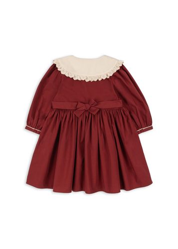 Konges Sløjd Coeur Collar Kjole til barn - red dahlia