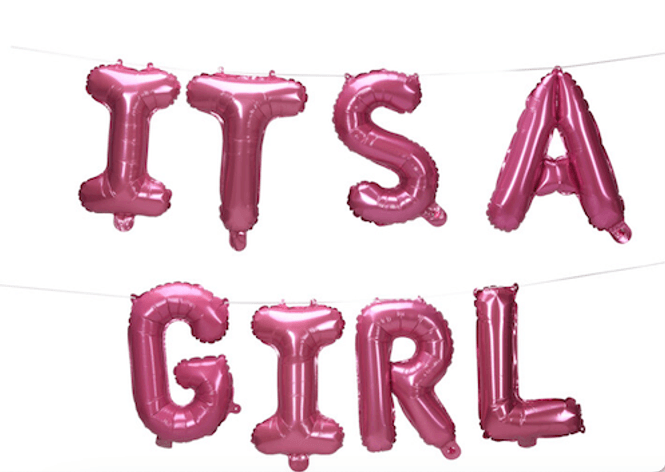 Hovedbilde Folieballong - It´s a girl
