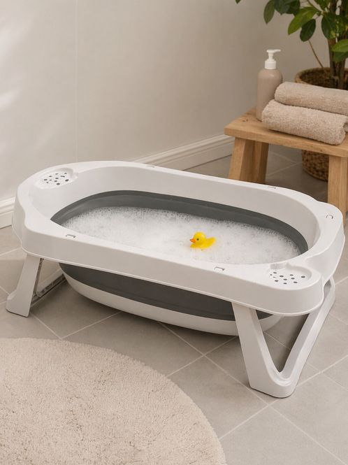 Hovedbilde Sammenleggbar babybadekar 80 cm