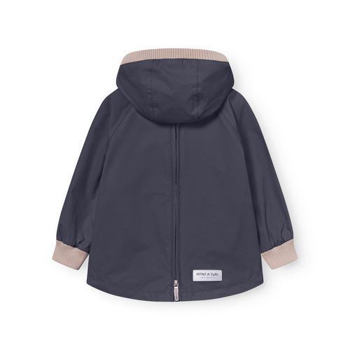 Miniature Matbabyvito fleece lined anorakk - ombre blue 
