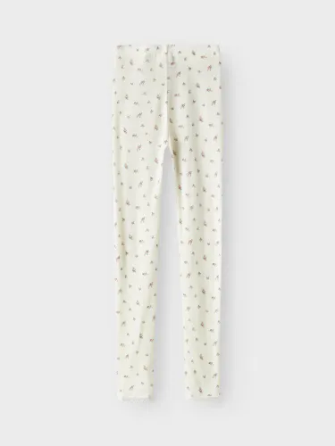 Name It Wang ull leggings til kids - snow white