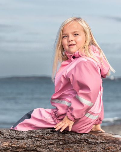 Didriksons Boardman Regnsett til barn - light heather pink