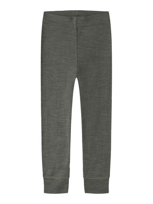 Hovedbilde Name It Wax ull rib leggings til barn - mulled ...